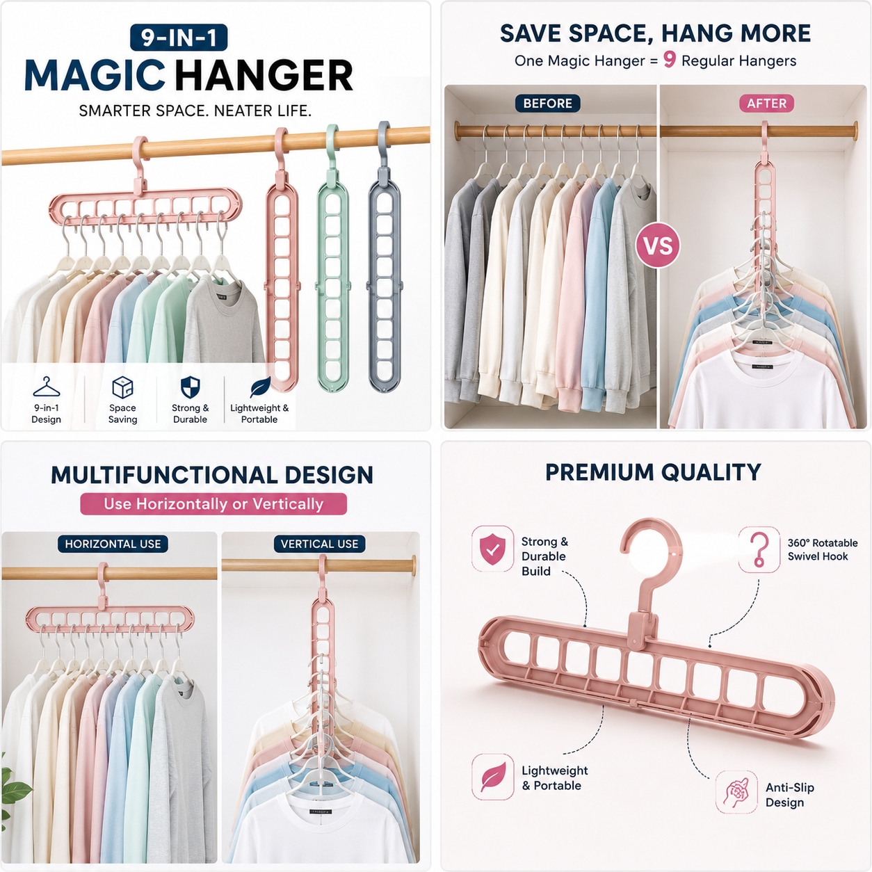 9 in 1 smart hanger